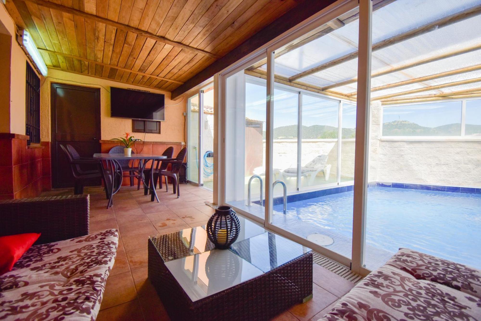 Villa Elisabeth Con Piscina Climatizada Chimenea Y Terraza Arriate Kültér fotó
